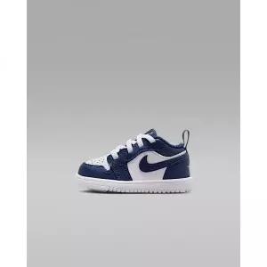 조던 1 로우 알트 베이비 신발 - 미드나이트 네이비/화이트/유니버시티 블루 - DR9747-404