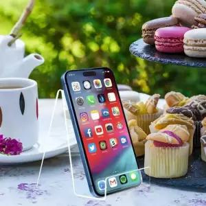 북레스트 독서대 6개 아크릴 책 전시대 투명 이젤 선반 사진 노트북 CD 예술품 전시용