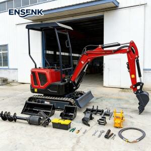 1.0/0.8톤 미니 굴삭기 디젤 건설 장비 (유럽용) 엄지 클램프 추가