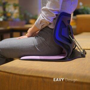 E Y 등받이 지지대 허리베개 의자 쿠션 자동차시트 화이트 부엉이 네이비블루 방석