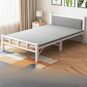 철제침대 화이트 사각관 조립 자취방 오 싱글 1200x1900mm 스테인리스 금속