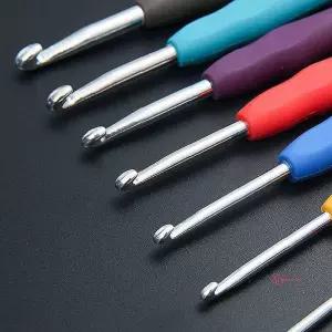 뜨개질 9종류세트 실리콘 2mm/3Mm/4mm/5mm 코바늘 6mm pqr533