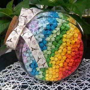 종이학 유리병 화병 미니 감성 별병 박스 사랑 블랙 중형 인테리어 포장 거실 개 장식