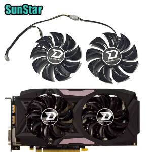 GA91B2U 87MM 4PIN DC 12V 0.4A 비디오 카드 냉각 팬 Datnd RX470 그래픽
