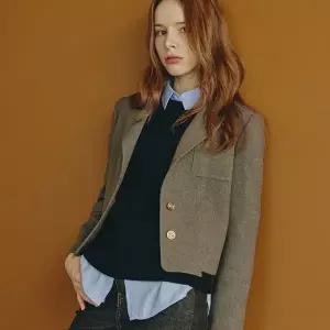 리안뉴욕 크롭 밑단 포인트 자켓_P331671236 705553