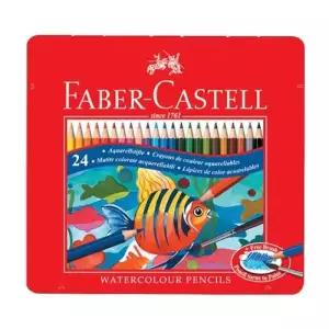 파버카스텔 NL65SV02 수채 색연필 24색 틴케이스