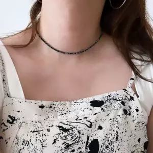 10 컬러 비즈 초커 목걸이 레인보우 믹스 블랙 투명 비비드 파스텔 화이트 그레이 실버