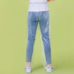 신발커버 우의바지 10개 화이트 방수 비옷 비닐바지