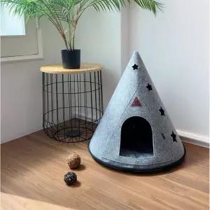 올웨이즈올펫 고양이 강아지 집 숨숨집 휴식 생활 용품 M size 별타공 숨숨집 M-별타