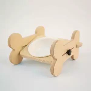 올웨이즈올펫 강아지 고양이 높이조절 식기 식탁 투캣 BONE 1구 식기포함 1개