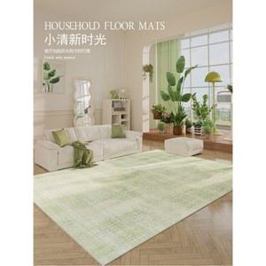 모던 심플 그린 담요 크림 스타일 테이블 소파 침실 관리 커피 바닥 고급 매트 무료 신선 유지 거실 카펫