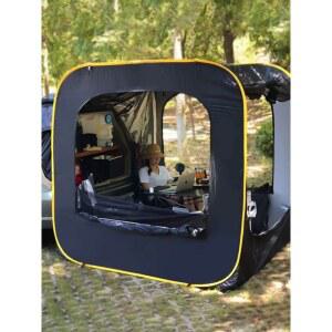 차박 도킹텐트 쉘터 패키지1 4명 야외용 타프 데저트옐로우 원터치 후미 카라반