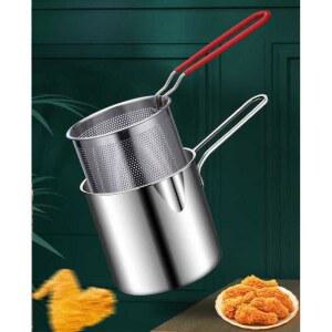 미니 튀김기 소형 인덕션겸용 꼬치 집게 감자튀김 초간편 핫도그 바스켓 냄비