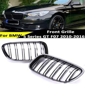 BMW 5 시리즈 GT F07 2010-2016 펜더 사이드 카본 레이싱 그릴 M 컬러 로워 프론트 범퍼 키드니 어퍼 교체