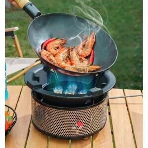 캠핑버너 가스버너 부르스타 접이식 고화력 태양열 방풍 2구 태양열조리기 그리들 솔라 감성