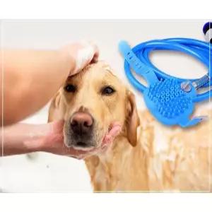 J2K 2in1 멀티 애견샤워기 샤워호스 헤드 애견 브러쉬 목욕 반려동물
