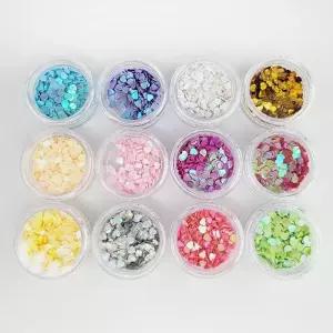 [비케이엠_62]스팽글 글리터 네일글리터 12색 세트