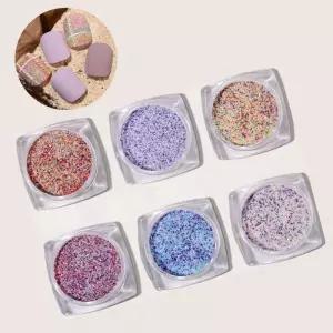 [에스에스_62]겨울 네일 트위드글리터 네일글리터 6종