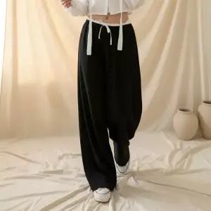 여성 사계절용 허리밴드 일자핏 슬랙스