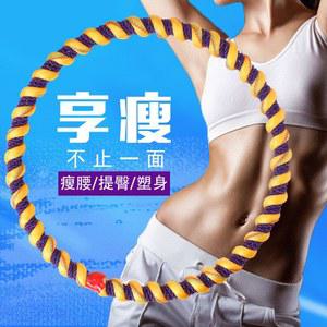 훌라후프 홈트 줄자 순면모델 근력 문양 꽈배기훌라후프 무소음 후프