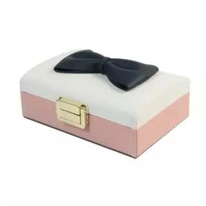 [베스트TOP100] 주얼리 악세사리 약혼 예물보관 휴대용 리본 보석함