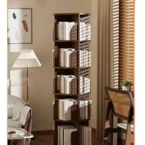 원목 회전 책장 낮은 형 6단 수납 4단 2단 5단 3단 책꽂이