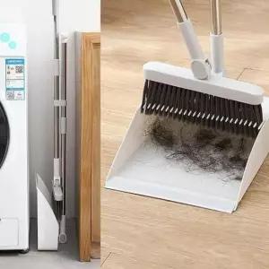 [JED] 스탠딩 부드러운 다용도 긴빗자루 쓰레받이 청소세트