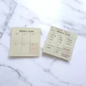 뜯어쓰는 위클리 주간플래너 메모지 플래너 주간