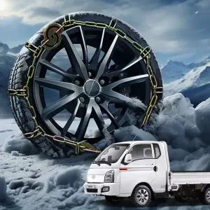 포터 화물차 스노우체인 고강도 쇠사슬체인 500-12 스노우체인 작물체인