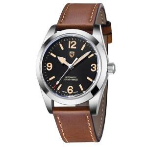 [미국배송] 파가니 디자인 남녀용 자동 시계 36MM 스테인리스 스틸 남성 U2019 손목시계 사파이어 기계식 NH35A 무브먼트