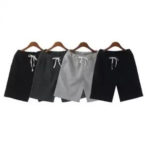 [의류] 여성 5부 면 반바지 여름 트레이닝 밴딩 팬츠 데일리 바지