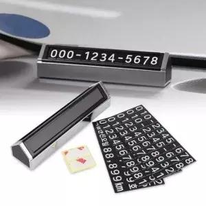 [CAR] 듀얼 차 주차알림판 차량 핸드폰번호 톡4 전화번호판