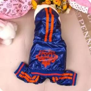 [반려] 애견 올인원 패딩 블루 S 1P 강아지옷 애견옷 점퍼