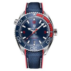 [미국배송] 파가니 디자인 남성용 자동 시계 PD-1679 세라믹 베젤 방수 100M 기계식 사파이어 유리 야광