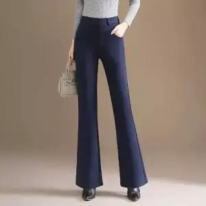 팬츠 여친 봄 캐주얼 배기팬츠 배기핏 빅사이즈 하이웨스트 스판 기모 도톰 admr1