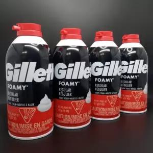 질레트 포오미 레귤러 쉐이빙폼 311g x 4개