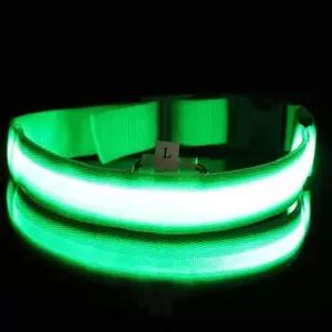 강아지목걸이 강아지 야간 산책 led 목줄 산책용품