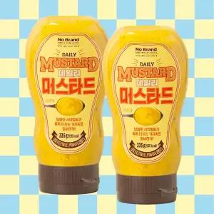 노브랜드 데일리 머스타드소스 335g x 2개