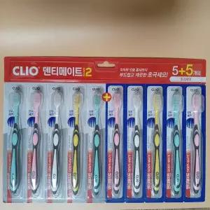 크리오 덴티메이트 시즌2 초극세모 칫솔 10개입