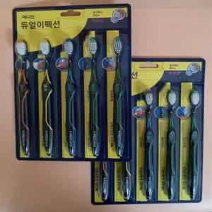 메디안 듀얼이펙션 미세모 칫솔 5입 x 2개