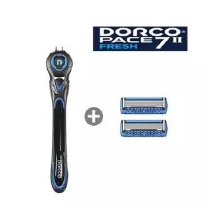 도루코 페이스7 II 면도기 핸들 1개+면도날 2입 / 벌크형