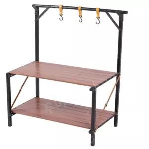 캠핑 이단선반 행어 2단 걸이식 수납선반 휴대용 쉘프 선반