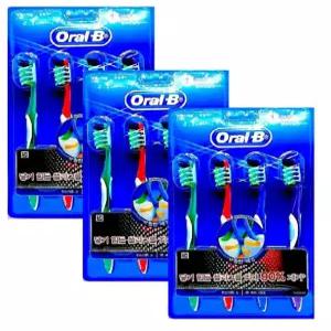 오랄비 크로스액션 프로헬스7 토탈케어 칫솔 4개입 x 3팩