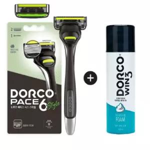 도루코 페이스6 스타일 면도기+wim3 쉐이빙폼 210ml