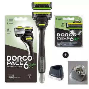 도루코 페이스6 스타일 면도기+면도날8개입+면도기 거치대/2종 택1