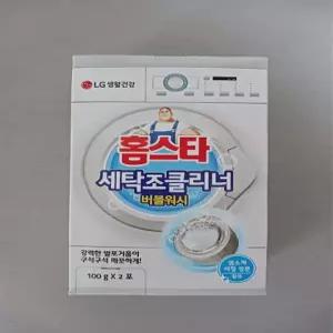 홈스타 99.9% 세탁조 클리너 버블워시 100g x 2개입 1개