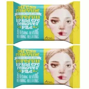 아리얼 스트레스 릴리빙 퓨어풀 립앤아이 리무버 패드 30매 x 2개