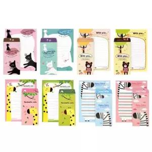 캐릭터 세트편지지 20개(혼합) 편지봉투 기념일 팬시