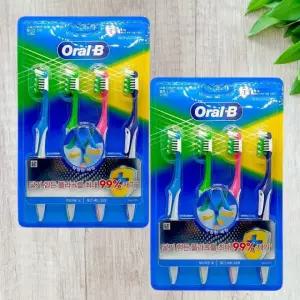 오랄비 크로스액션 플라그가드 칫솔 35모 4입 x 2개