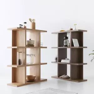 [마이모노샵][마이모노샵] 주방 수납 정리 원목 선반 서재 아이방 우드 책장 독서실 (17055065)